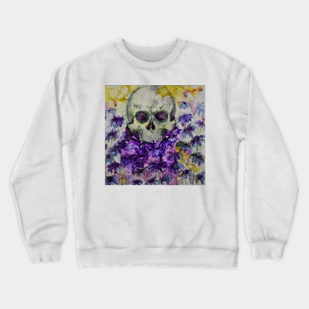 Pushing Up Daisies Crewneck Sweatshirt by AndreaAtkinsArt